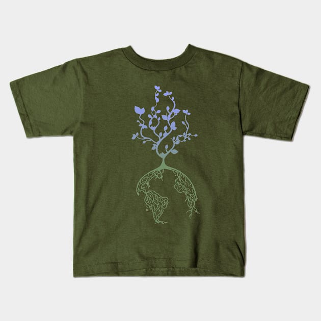 Travel Garden Logo Kids T-Shirt by Design Garden